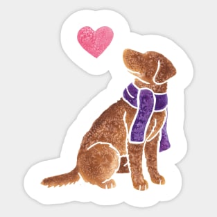 Watercolour Chesapeake Bay Retriever Sticker